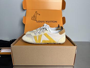 Kitlife Louis Vuitton Sneakerina Shoes White & Yellow