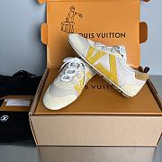 Kitlife Louis Vuitton Sneakerina Shoes White & Yellow - 4