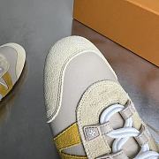 Kitlife Louis Vuitton Sneakerina Shoes White & Yellow - 3