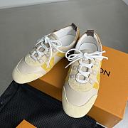 Kitlife Louis Vuitton Sneakerina Shoes White & Yellow - 2