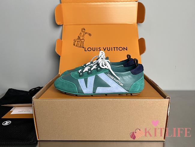 Kitlife Louis Vuitton Sneakerina Shoes Green - 1