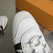 Kitlife Louis Vuitton Sneakerina Shoes White & Brown - 3