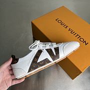 Kitlife Louis Vuitton Sneakerina Shoes White & Brown - 2