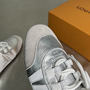 Kitlife Louis Vuitton Sneakerina Shoes Sliver - 3