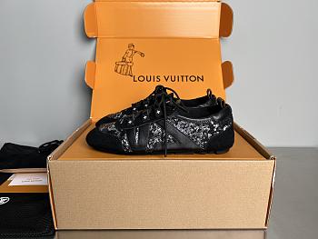 Kitlife Louis Vuitton Sneakerina Shoes Black Sequins
