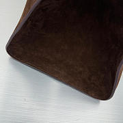 Kitlife The Row Bag Dark Brown Suede Leather 43x24x30cm - 3