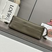 Kitlife Loewe Soft Nappa Leather Flamenco Bag Green Olive 30x10.5x20cm - 5