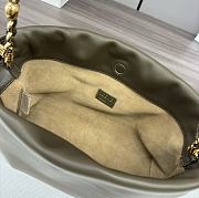 Kitlife Loewe Soft Nappa Leather Flamenco Bag Green Olive 30x10.5x20cm - 2