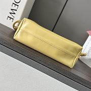 Kitlife Loewe Soft Nappa Leather Flamenco Bag Yellow 30x10.5x20cm - 6