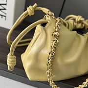 Kitlife Loewe Soft Nappa Leather Flamenco Bag Yellow 30x10.5x20cm - 5