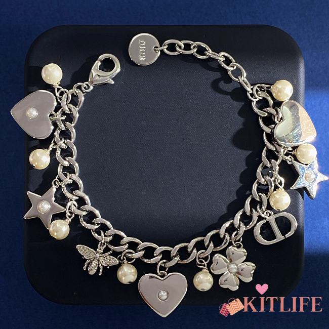 Kitlife Dior Peach Heart-shaped l Five-pointed Star Four-leaf Flower Bracelet - 1