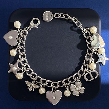Kitlife Dior Peach Heart-shaped l Five-pointed Star Four-leaf Flower Bracelet