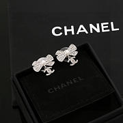 Kitlife Chanel Classic Double C Bow Earrings - 1