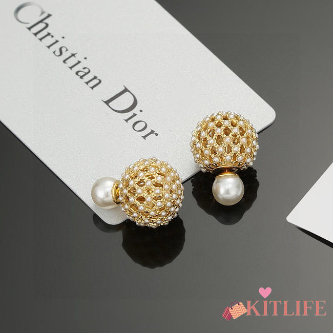 Kitlife Dior Tribales Pearl Earrings - 1