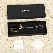 Kitlife Chanel Rhinestone Pearl Letter Bracelet - 1