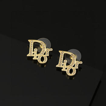 Kitlife Dior Letters Earrings