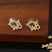 Kitlife Dior Letters Earrings - 4