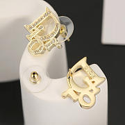 Kitlife Dior Letters Earrings - 2