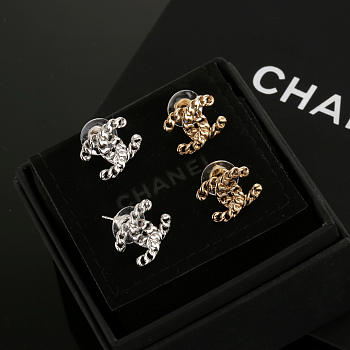 Kitlife Chanel Classic CC Earrings Gold / Silver