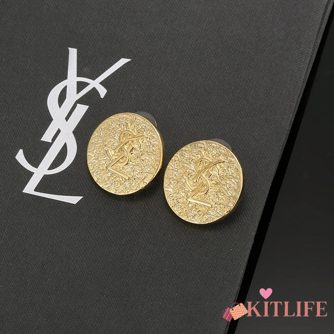 Kitlife Saint Laurent Earrings Gold - 1