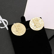 Kitlife Saint Laurent Earrings Gold - 2