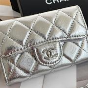 Kitlife Chanel Mini Chain Bag Silver A81081 7×10.5×2.5cm - 2