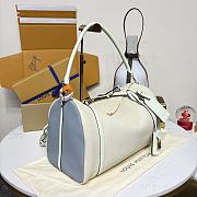 Kitlife Louis Vuttion Soft Keepall Bag White M13668 25x15x18cm - 6