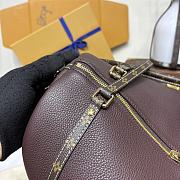 Kitlife Louis Vuttion Soft Keepall Bag Dark Brown M13668 25x15x18cm - 4