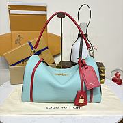 Kitlife Louis Vuttion Soft Keepall Bag Blue M13668 25x15x18cm - 6
