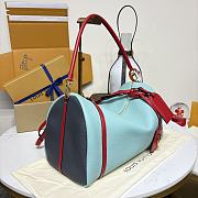 Kitlife Louis Vuttion Soft Keepall Bag Blue M13668 25x15x18cm - 4