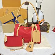Kitlife Louis Vuttion Soft Keepall Bag Red M13668 25x15x18cm - 1