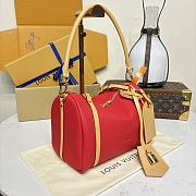 Kitlife Louis Vuttion Soft Keepall Bag Red M13668 25x15x18cm - 6