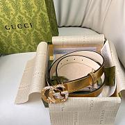 Kitlife Gucci Belt Gold Diamond Buckle in Gold 3cm - 4