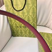 Kitlife Gucci Belt Pink Buckle in Burgundy 3cm - 6