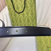 Kitlife Gucci Belt Purple Buckle in Black 3cm - 6