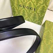 Kitlife Gucci Belt Purple Buckle in Black 3cm - 2