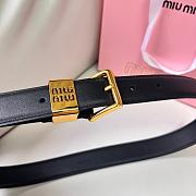 Kitlife Miu Miu Belt Black 3cm - 6