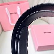 Kitlife Miu Miu Belt Black 3cm - 3