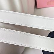 Kitlife Miu Miu Belt White 3cm - 5