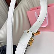 Kitlife Miu Miu Belt White 3cm - 3