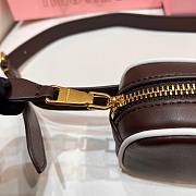 Kitlife Miu Miu Waist Bag Belt Dark Brown - 4