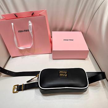 Kitlife Miu Miu Waist Bag Belt Black