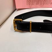 Kitlife Miu Miu Waist Bag Belt Black - 2