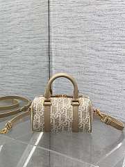 Kitlife Dior Groove 16 Boston Mini Natural Dior Oblique Jacquard 17x10x8cm - 1