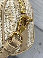 Kitlife Dior Groove 16 Boston Mini Natural Dior Oblique Jacquard 17x10x8cm - 5