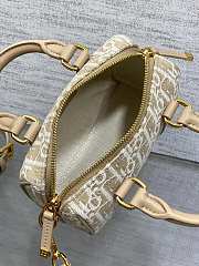 Kitlife Dior Groove 16 Boston Mini Natural Dior Oblique Jacquard 17x10x8cm - 2
