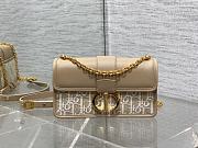 Kitlife Dior 30 Montaigne East-West Bag with Chain Natural Oblique Jacquard 21x6*x2cm  - 1