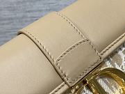 Kitlife Dior 30 Montaigne East-West Bag with Chain Natural Oblique Jacquard 21x6*x2cm  - 5