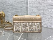 Kitlife Dior 30 Montaigne East-West Bag with Chain Natural Oblique Jacquard 21x6*x2cm  - 4