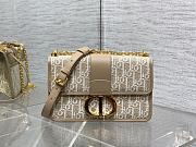 Kitlife Dior 30 Montaigne Bag Natural Oblique Jacquard 25x16.5x8cm - 1